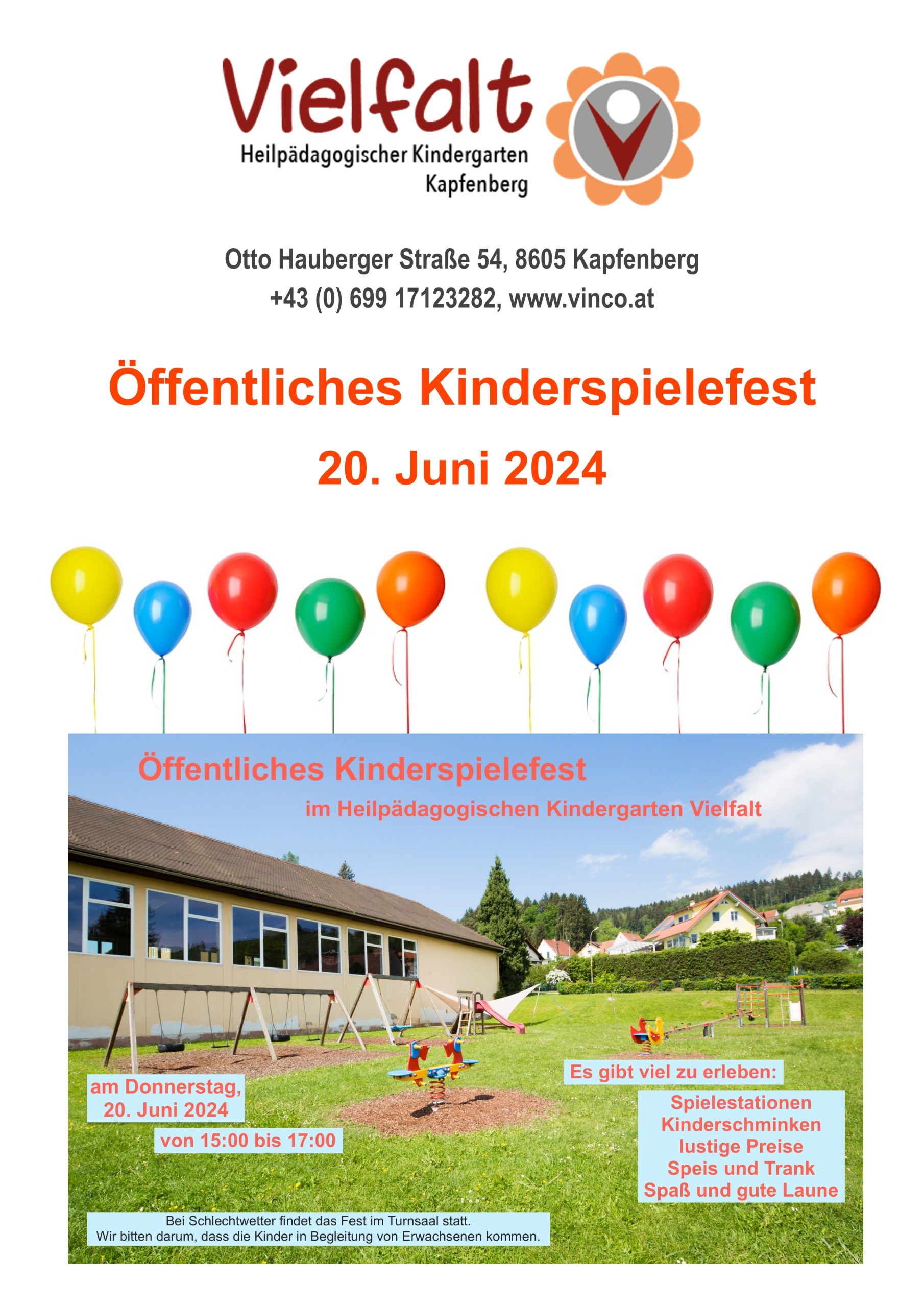 Öffentliches Kinderspielefest