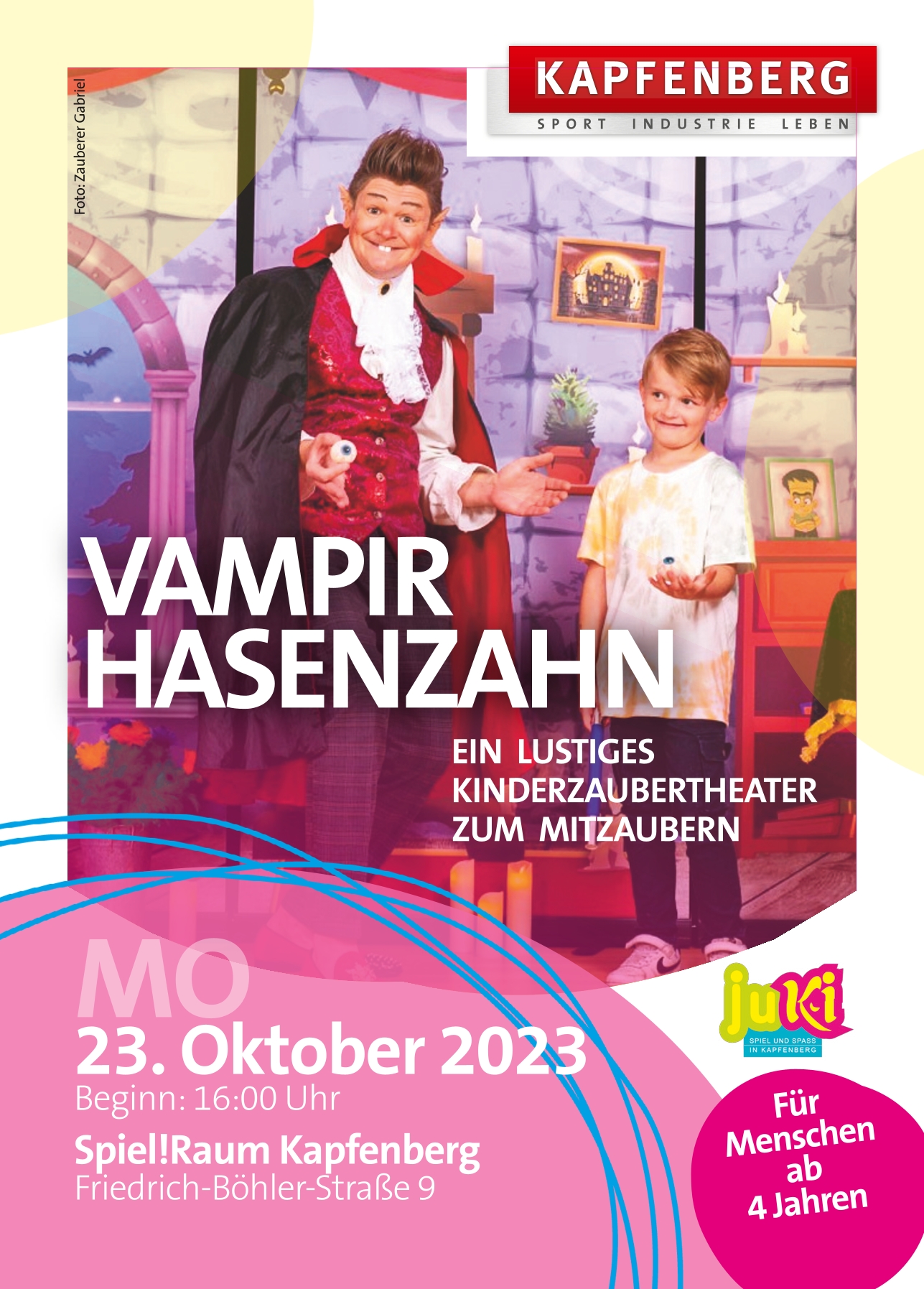 Kindertheater „Vampir Hasenzahn“ 2023