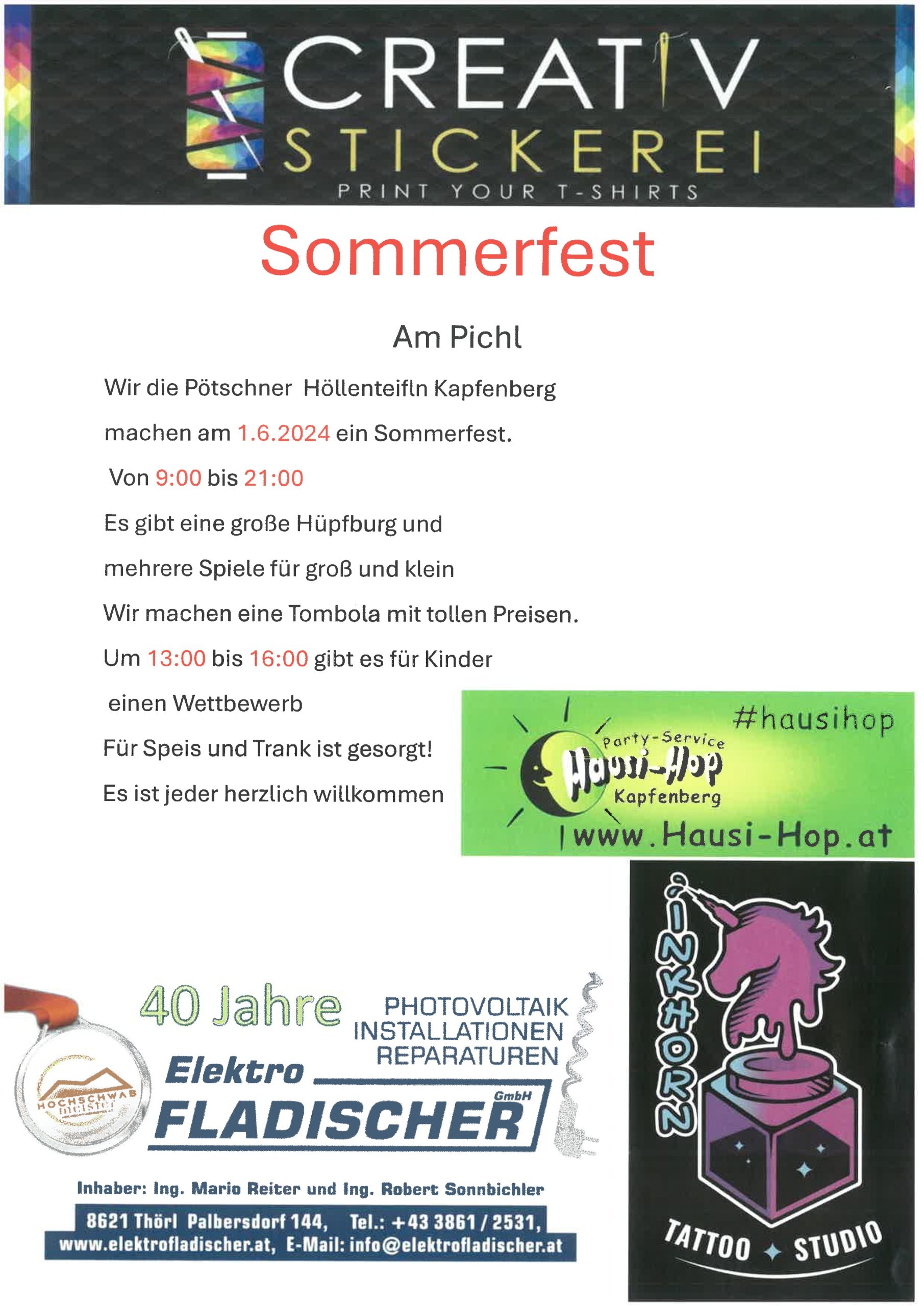Sommerfest Am Pichl